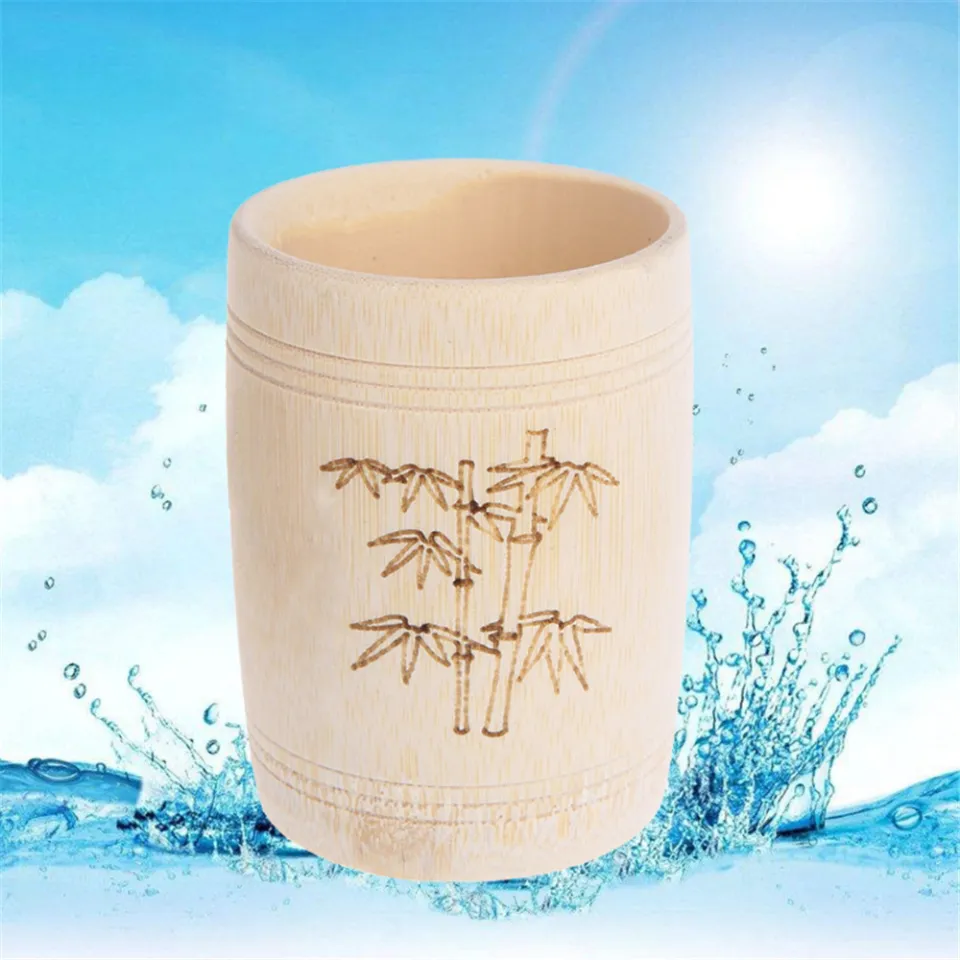 1pc 100% Pure Natural Bamboo Cups, Bamboo Cup Coffee, Bamboo Wine Cup  Bamboo Tea Cup