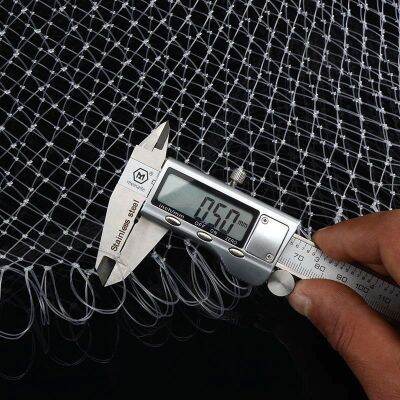 1 cm transparent line brail eye head hand-woven single net hung nylon nets shrimp nets gear