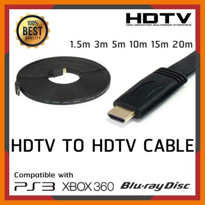 HOT!!ลดราคา สาย HDMI Cable High Speed 1080p 3D VER 1.4 สายแบบอ่อนแบนยาว1.5m (24Pcs) ##ที่ชาร์จ แท็บเล็ต ไร้สาย เสียง หูฟัง เคส Airpodss ลำโพง Wireless Bluetooth โทรศัพท์ USB ปลั๊ก เมาท์ HDMI สายคอมพิวเตอร์