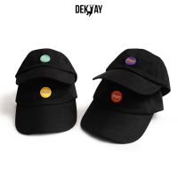 DEKTAY BASIC-T RUBBER BADGE ICON CAP (หมวกแก็ปสีดำ)