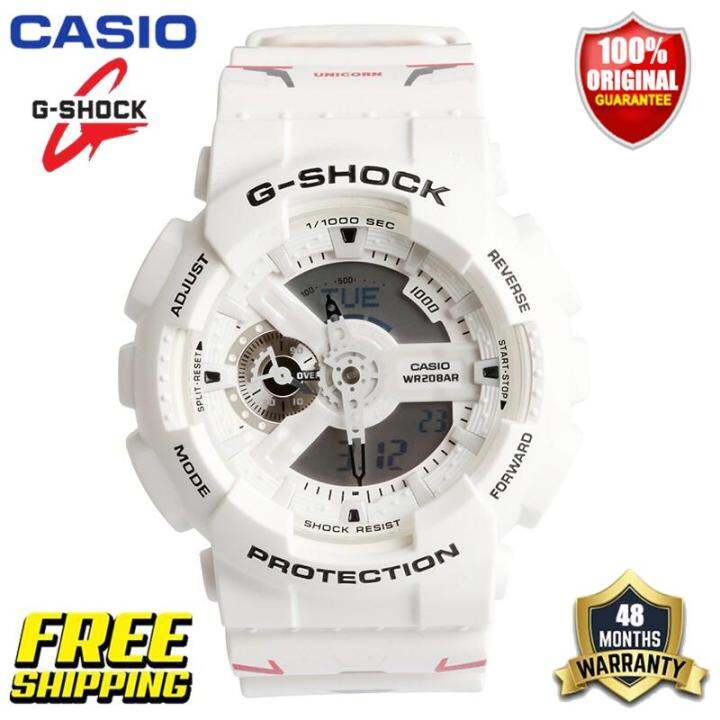 100% Original Gundam 40Th Anniversary G Shock Ga110 Men Sport Watch Dual  Time Display 200M Water Resistant Shockproof And Waterproof World Time Led  Auto Light Sports Wrist Watches With 4 Years Warranty