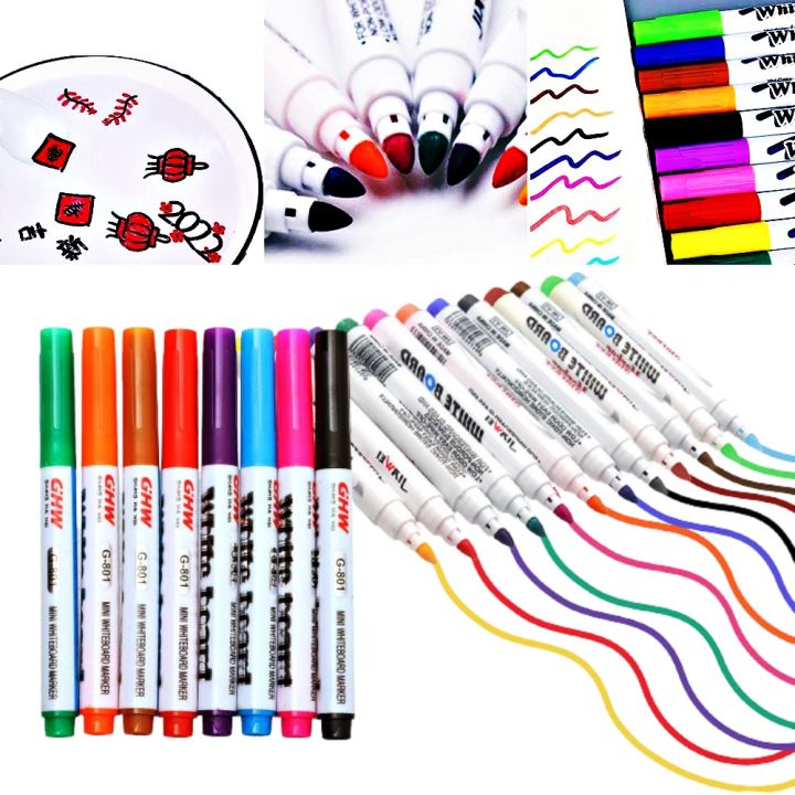 ปากกามาร์กเกอร์-แพ็ค-3-สี-ปากกาเมจิกลอยน้ําได้-สีสันสดใส-ของเล่นเสริมการเรียนรู้เด็ก-วาดภาพน้ํา-ไวท์บอร์ด-มาร์กเกอร์