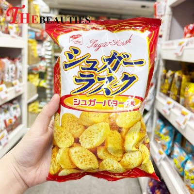 ❤️พร้อมส่ง❤️     Riska  Sugar Rusk  Snack 60 G.  จากญี่ปุ่น 🇯🇵    ข้าวโพดอบกรอบ ปรุงรสด้วยน้ำตาล เคลือบนมพร่องมันเนย 🔥🔥🔥