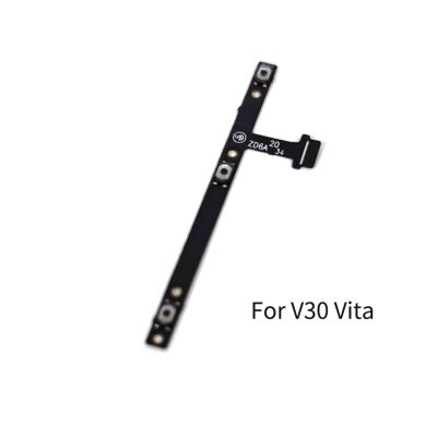 สำหรับ ZTE เบลด V30 / V30 Vita ปุ่มปรับระดับเสียงสายเคเบิลงอได้ชิ้นส่วนซ่อมแซมปุ่มควบคุมเปิดปิดคีย์ด้านข้าง