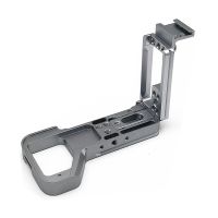 Camera Vertical Shot L-Shaped Quick Release Plate for A7R4 Mirrorless with Cold Shoe Mount Pan/ Tilt Base