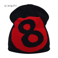 หมวกถักขนสัตว์ QZH No. 8ฤดูใบไม้ร่วงและฤดูหนาว Topi Pelindung Telinga ขี่จักรยานกันลมกลางแจ้งสำหรับผู้ชายและเสื้อสวมศีรษะของผู้หญิง