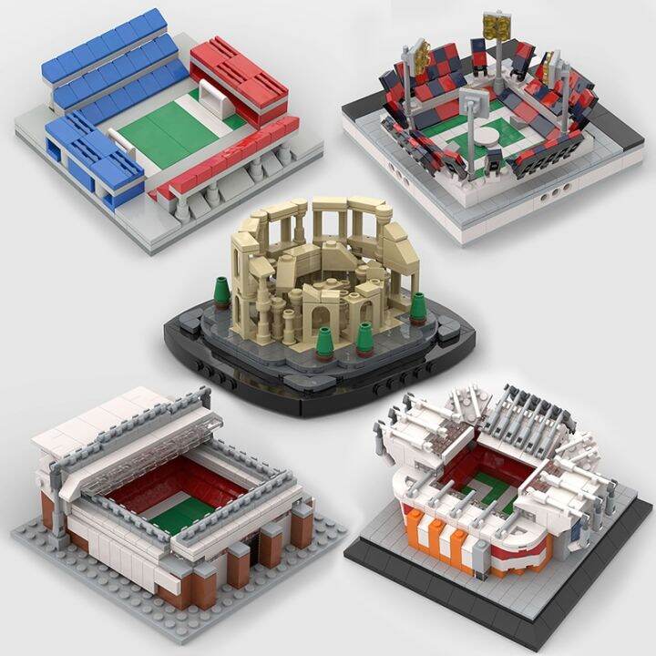 Architecture Mini Football Stadium City Soccer Arena Model Building Blocks Sport Heinz Field