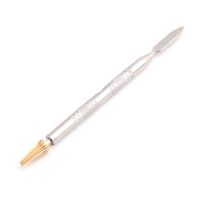 Dual Head Brass Head Leather Edge Oil Gluing Dye Pen Applicator Speedy Paint Roller Tool for Leather Craft Tools D02 20 Dropship