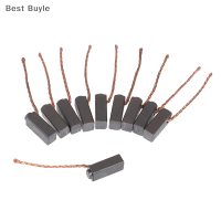 ?Best Buyle 10psc แปรงคาร์บอน5x6x14มม. DC มอเตอร์แปรงคาร์บอนแปรงถ่านแกรไฟต์