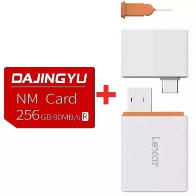 【jw】✹  NM card 128/256GB nano storage suitable for Mate40 Mate30 Mate 20X P40 series NM/SD/USB/C reader