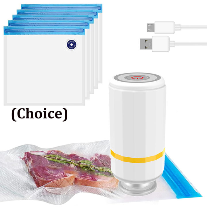 Mini Handheld Vacuum Sealer Kitchen Compressed Bag Electric