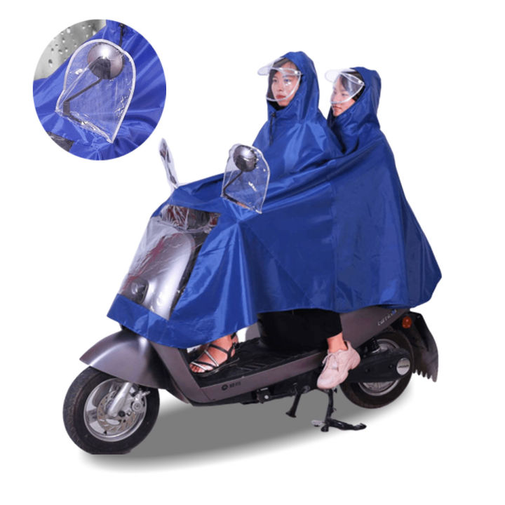เสื้อกันฝน-ใช้กับจักรยานยนต์-สำหรับ-2-ท่าน