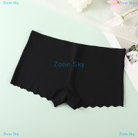 Zone Sky ผ้าไหมน้ำแข็ง40กก.-70กก.,กางเกงขาสั้นนิรภัยไซส์ใหญ่สำหรับผู้หญิงใส่ในฤดูร้อนใต้กระโปรงกางเกงบ็อกเซอร์สั้นกางเกงในถึงพื้น