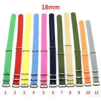 DJHFYJT Nylon Watchband Strap 18mm Watchband Belt Replacement Men Women High Quality Watch Accessories Sport Watch Dropshipping Belt