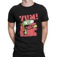 Funny T Shirts MenS 100% Cotton Vintage T-Shirts Crew Neck Zim Invader Zim Dib Membrane Tees Short Sleeve Clothing Gift Idea