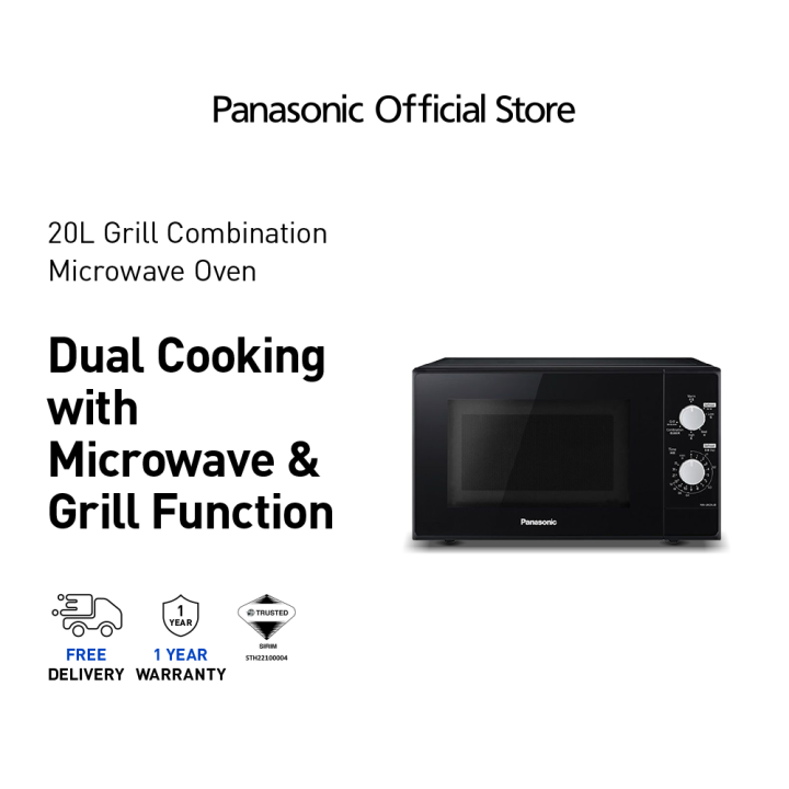 PANASONIC NNGM24J Microwave Oven 20L Combination Grill+ Microwave