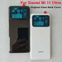 ฝาหลังปิดโทรศัพท์เซรามิกสำหรับ Xiaomi Mi 11ของแท้ใหม่ฝาหลังมากสำหรับ Mi11อะไหล่เลนส์กระจกกล้องถ่ายรูปที่อยู่อาศัยเป็นพิเศษ