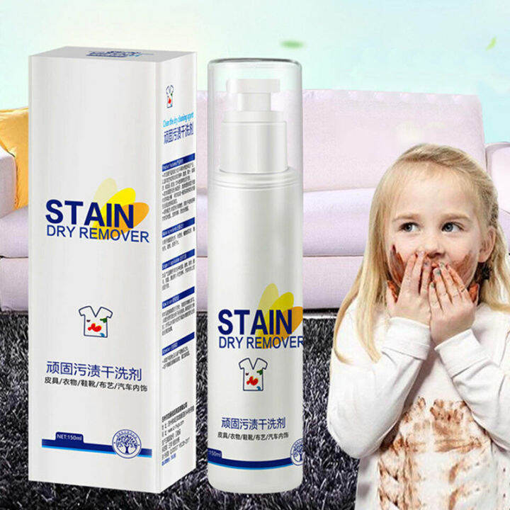150ml Cleaner Sprayer Dry Cleaner Easily Remove Stubborn Stains on