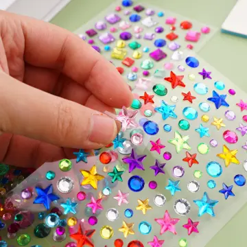 3D Multi Color Self Adhesive Crystal Rhinestone Diamond Jewel Craft Sticker  Gem Stickers Sheet for Kids DIY - China Gem Sticker and Rhinestone Stickers  price