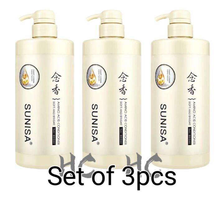 【Set of 3pcs】SUNISA SAKURA Japanese Conditioner 800ml Lazada PH