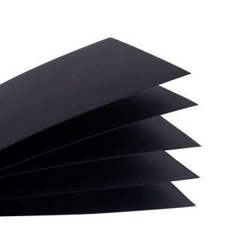 Black Craft Paper Pure Wood Pulp Black Cardboard Paper Diy Upscale