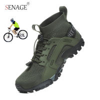 SENAGE ใหม่ MTB รองเท้าขี่จักรยานระบายอากาศถนนจักรยานการฝึกอบรมรองเท้าผ้าใบผู้ชายรองเท้าจักรยานเสือภูเขาที่มีน้ำหนักเบาผู้หญิงรองเท้าออกกำลังกาย