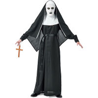 ? Popular Clothing Theme Store~ Horror Abbey Nun Robe Boys Cos Reverse Costume Halloween Costume Company Annual Party