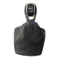 Skoda A6 A5 Octavia 2004-2012เกียร์รถยนต์ปุ่ม Gearstick เคสคลุมปุ่ม Shifting ชุดยางรอง