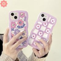 BOUND （in stock）เคสโทรศัพท์มือถือ TPU นิ่ม ปิดด้านหลัง ลายการ์ตูนหน้ายิ้มน่ารัก สไตล์เกาหลี สําหรับ iPhone 6 6s 7 8 Plus 11 12 13 14 Pro MAX 14 Plus XR X XS MAX SE 2020