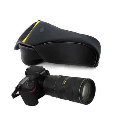 กล้องถ่ายรูปแบบพกพากระเป๋าสำหรับ Nikon D600 D800 D810 D850 D750 D300 D700 70-200มม. ฝาปิดขนาด80-400กระเป๋ากันรอย Dalaman Tas นิ่ม