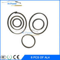 6 PCS PER SET AL4 Automatic transmission oil sealring kit O Ring Gasket 221515 OEM 2215.15 For DPO Peugeot Car accessories