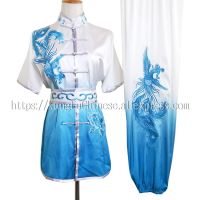 Chinese Wushu Uniform Kungfu Clothing Martial Arts Suit Taolu Clothes Changquan Outfit For Men Women Girl Boy Kids Adults