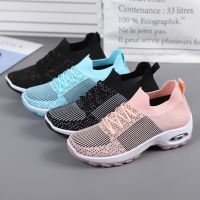 CODhuanglan212 Yeskis Womens shoes 2023 new sneakers womens flying woven socks shoes casual single shoe running shoes