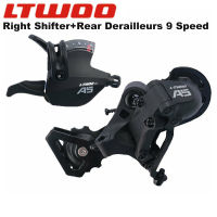 LTWOO A5 Groupset 9 Speed MTB จักรยานเสือภูเขาขวา Shifter Lever รางโซ่ล้อหลังชุดเครื่องมือสำหรับรถจักรยาน