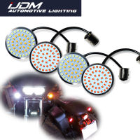 iJDM 1157 LED Turn Signal &amp;DRL Red LED Tail running lights Bulbs For Touring Electra Glide Road King Motorcycles