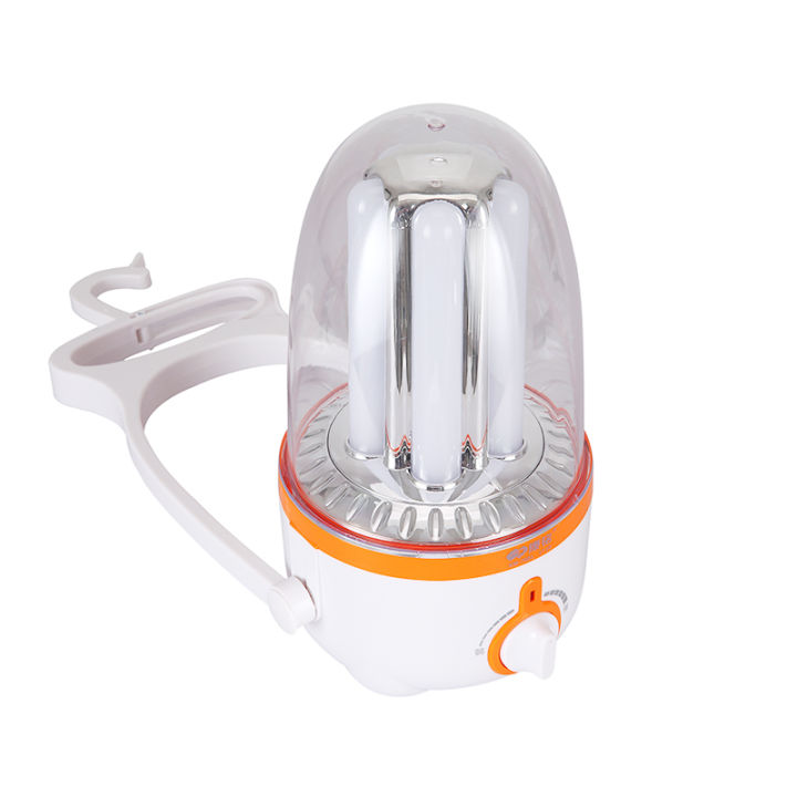 multipurpose-electric-lantern-โคมไฟตะเกียง-ไฟฉุกเฉิน-โคมไฟled-ปรับระดับได้-ที่หิ้ว-แสงสีขาวled-รุ่นชาร์จไฟแบบไร้สาย-ส่งคละสี-ทนทาน-ชาร์จไฟบ้าน