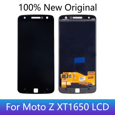 จอแอลซีดี AMOLED สำหรับ Motorola Z Display 5.5 "Moto Z2 PLAY XT1650 XT1635 Xt1710 LCD Touch แผง Pemasangan Kaca Skrin