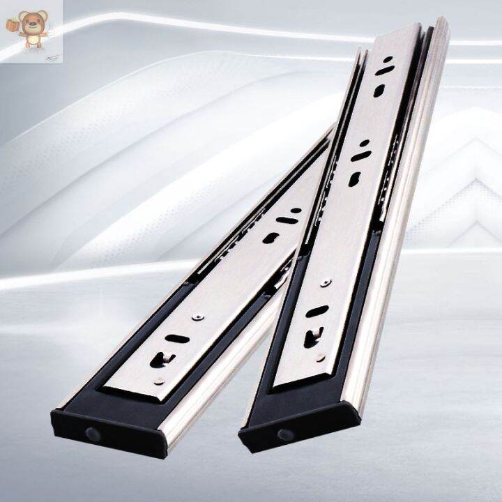 guide rail 4 track slide/ultrashort slide drawer 3 silent inch