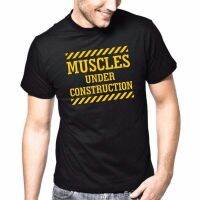 Fitness Muscles Under Construction Polyester Men-T shirt