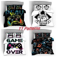 2020 Fashion Bedding Set 23pcs 11 Patterns 3d Digital Gamer Printing Duvet Cover Sets 1Quilt Cover + 12 Pillowcases USEUAU