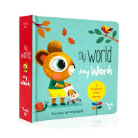 Childrens daily word learning my world my words a toddler Childrens habit formation picture paperboard Book Childrens English Enlightenment picture story book English original