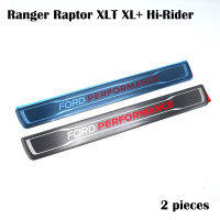 ชายบันได สแตนเลส 2ชิ้น แปะประตูหน้า ของแท้ สี โครเมี่ยม สำหรับ Ford Ranger Raptor T6 MC XLT XL+ Hi-Rider ปี 2012-2019