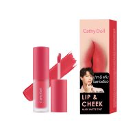 #11 HOLD ON RED Cathy Doll Lip &amp; Cheek Nude Matte Tint 3.5g ลิปทินท์เนื้อนู้ดแมทท์ เคที่ดอลล์