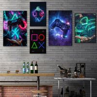 Gamer Room Play Station Canvas Painting Pictures Nordic Style Posters Prints and Wall Art Boys Bedroom Modern Home Decoration Wall Décor