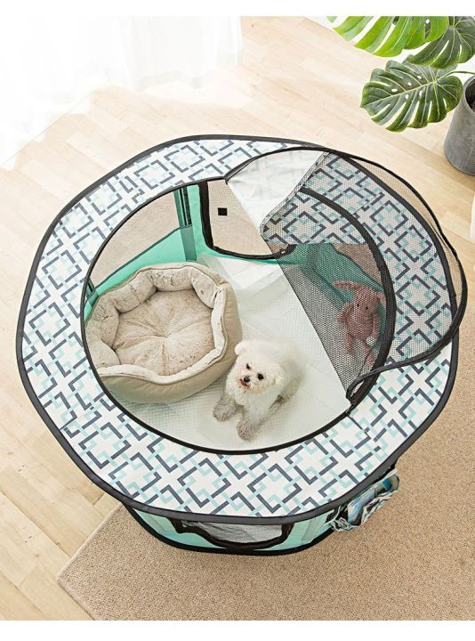 folding-pet-tent-playpen-enclosure-cats-dogs-outdoor-tent-fence-large-dogs-cats-delivery-room-cage-pop-up-house-pet-house
