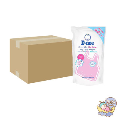 [ยกลัง 12 ถุง] D-nee น้ำยาซักผ้าเด็ก นิวบอร์น Honey Star 600 มล.
