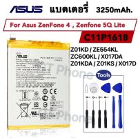 แบตเตอรี่ ASUS ZenFone 4 ZenFone 5Q Lite Z01KD ZE554KL ZC600KL X017DA Z01KDA Z01KS X017D ASUS C11P1618 แบต + เครื่องมือ