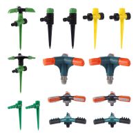 1/2 quot; Irrigation Rotary Sprinkler Lawn Sprinkler 3 Arm Automatic 360 Degree Rotating Adjustable Garden Sprinkler Lawn Irrigation