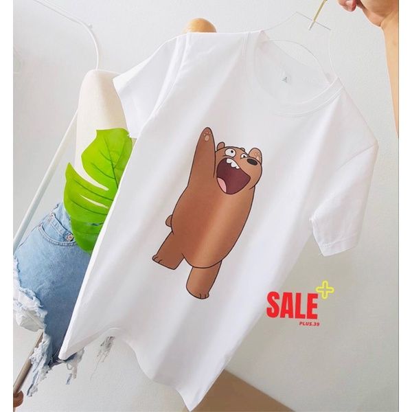 พร้อมส่ง-ส่งจากไทย-ไม่ใช่งานโหลเลื่อน-ดูงานจิงเสื้อยืด-ลาย-we-bare-bear-พร้อมส่ง-งานพรี่เมี่ยมs-5xl