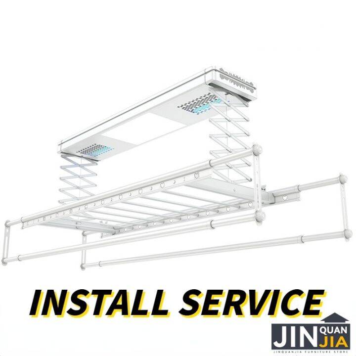 Laundry Rack Install Service Automated Smart Laundry System Disassemble